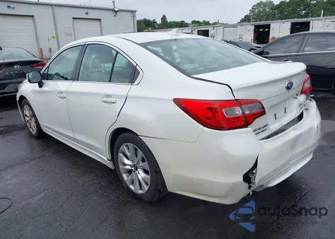 2017 Subaru Legacy 2.5I Premium из США, поврежденный, VIN 4S3BNAC65H3068479